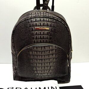 Brahmin Mini Dartmouth - Charcoal Sparrow Backpack